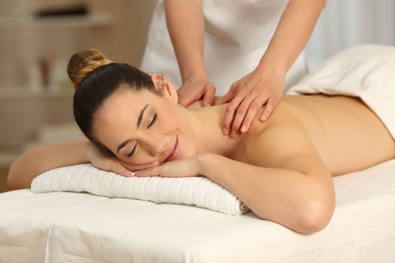 Bild von einer Nackenmassage
